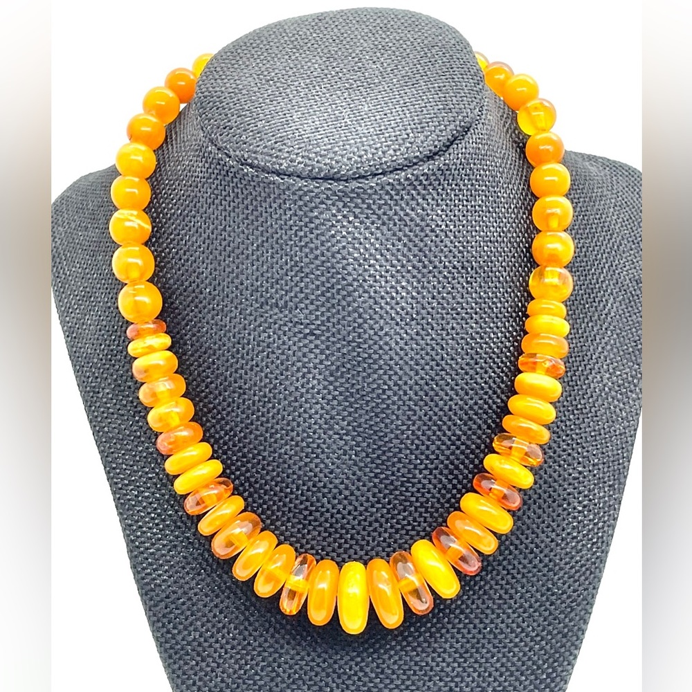 Substantial Honey Baltic Amber Necklace!